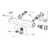 Cartouche Inverseur - Bain/Douche Singulier Chrome - JACOB DELAFON