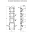 FAÇADE QUADRI 3 SORTIES THERMOSTATIQUE DOUCHE MITIGEUR CHROME