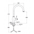 Mitigeur cuisine BEC ORIENTABLE CANOVA 