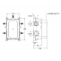 FAÇADE QUADRI 2 SORTIES THERMOSTATIQUE DOUCHE CHROME