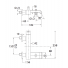 MITIGEUR QUADRI NOIR MAT BAIN-DOUCHE MURAL 