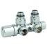 Kit robinetterie Acova radiateur entraxe 50 mm