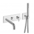 MITIGEUR BAIN-DOUCHE CHROME 2 SORTIES TRIVERDE