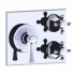 FACADE MITIGEUR THERMOSTATIQUE ASCOTT 2 SORTIES 