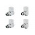 Kit Design robinetterie manuelle radiateur CUBE-EASY