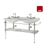 PIEDS LAITON pour lavabo WALDORF 150 cm