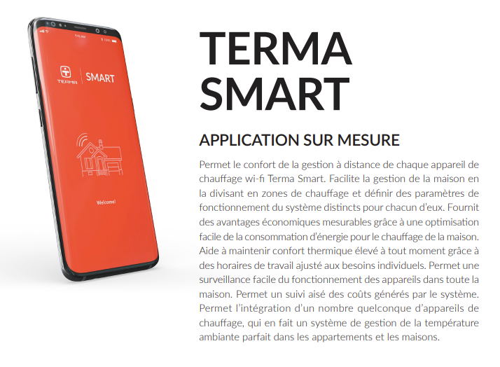 Terma SMART application connecteee