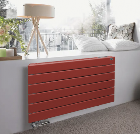 radiateur ventilateur rouge